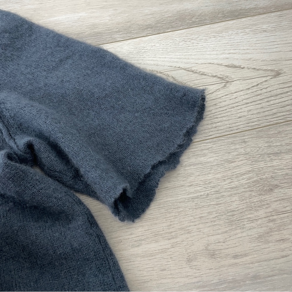 James Perse Sweater cashmere knit short sleeve womens Blue (small) quiet luxury - Picture 5 of 8